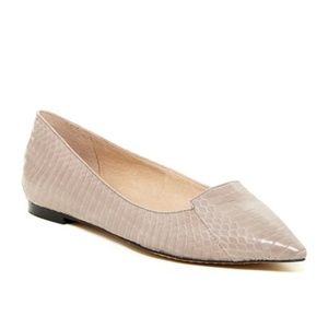 Vince Camuto ‘Empa’ Pointy Toe Loafer Flat, Grey
